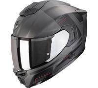 Scorpion Casque intégré EXO-1500 Air Dual Mat gris foncé/noir/rouge XS