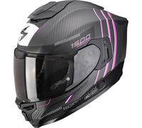 SCORPION Casque moto Exo-1500 Carbon Air Matt Black / Pink XS