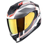 SCORPION Casque moto Exo-520 EVO Air Lena Matt White / Silver / Red S