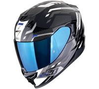 Scorpion EXO-520 Evo Air Ranka Casque, noir-blanc-bleu, taille M pour homme