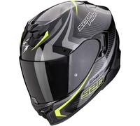 Scorpion Exo-520 Evo Air Terra Casque, noir-jaune-argent, taille 2XL pour homme