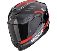 SCORPION Casque moto Exo-520 Evo Air Titan Metal Black / Red XS