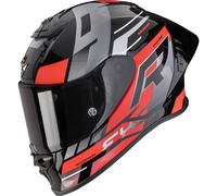 SCORPION Casque moto Exo-R1 Evo II Air Adrenaline Black / Red / Silver L
