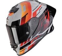 SCORPION Casque moto Exo-R1 Evo II Air Adrenaline Grey / Red / Orange M