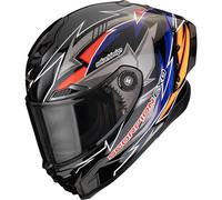 Scorpion EXO-Race Air Move On, casque intégral XL Noir/Bleu/Orange/Gris Noir/Bleu/Orange/Gris