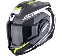 SCORPION Casque moto Exo-Tech Evo Carbon Cosy Black / Neon Yellow S
