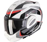 Scorpion EXO-Tech Evo Pro Acuti, casque modulaire XXL Blanc/Gris/Noir/Rouge Blanc/Gris/Noir/Rouge