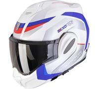 Scorpion EXO-Tech Evo Pro Acuti, casque modulaire S Blanc/Argent-Bleu/Rouge Blanc/Argent-Bleu/Rouge
