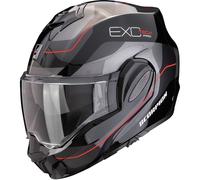 SCORPION Casque moto Exo-Tech Evo Pro Commuta Black / Silver / Red M