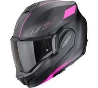 Scorpion EXO-Tech Evo Socius, casque modulaire M Mat Noir/Fuchsia Mat Noir/Fuchsia