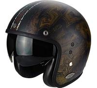 Scorpion Casque Motocorpion Belfast URBEX, Noir/Kaki, Taille M
