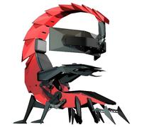Scorpion Chaise de bureau ergonomique pour ordinateur, imitation capsule spatiale, cockpit de jeu pour bureau et expérience de jeu