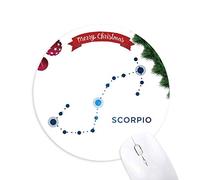scorpion constellation signe zodiaque tapis de souris en caoutchouc de sapin de noël