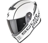 Scorpion Covert FX Danko Casque intégral, Blanc/Noir, Taille XL (60/61)