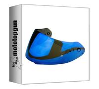 Scorpion écran Casque exo-491 kdf14-3 Bleu Miroir mototopgun 56-526-70