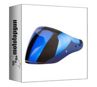 Scorpion écran Casque exo-z1 Carbon kdf-25 Bleu Miroir mototopgun 63-526-70