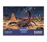 Scorpion Empereur Puzzle en Bois Imperméable DIY Puzzles De 1000 Pièces pour Adultes Amusant Jeux De Stimulants