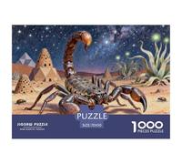 Scorpion Empereur Puzzle en Bois Imperméable DIY Puzzles De 1000 Pièces pour Adultes Coloré Jeux De Stimulants