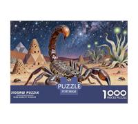 Scorpion Empereur Puzzle en Bois Imperméable Puzzles De 1000 Pièces pour Adultes Coloré Jeux Éducatifs