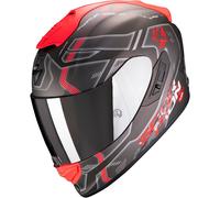 Scorpion EXO 1400 Air Spatium Casque, Noir mat/rouge, Taille S (55/56)