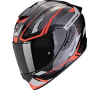 Scorpion Exo-1400 Evo 2 Air Accord Casque, Gris/Rouge, Taille XXL (63/64)