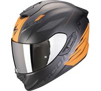 Scorpion Exo-1400 Evo 2 Air Luma Casque, noir mat/orange, Taille XXL (63/64)
