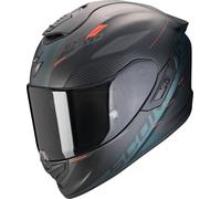 Scorpion Exo-1400 Evo 2 Air Luma Casque, Noir mat/vert, Taille XXL (63/64)