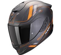 Scorpion Exo-1400 Evo 2 Carbon Air Mirage Casque, noir-orange, taille 2XL pour homme