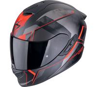 Scorpion EXO-1400 Evo II Air Intensio Casque, noir-rouge, taille M pour homme