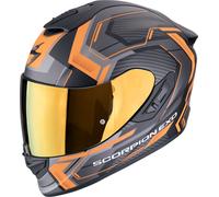 Scorpion EXO-1400 Evo Air II Linart, casque intégral M Mat Noir/Orange/Gris Mat Noir/Orange/Gris
