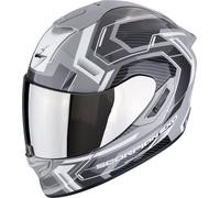 Scorpion EXO-1400 Evo Air II Linart, casque intégral XL Gris/Blanc/Noir Gris/Blanc/Noir