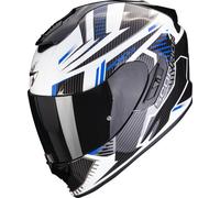Scorpion EXO-1400 Evo Air Shell Casque, blanc-bleu, taille S pour homme