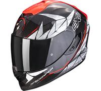 Scorpion EXO-1400 Evo Carbon Air Aranea Red, casque intégral S Noir/Rouge Néon Noir/Rouge Néon