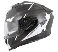 Scorpion EXO-1400 Evo Air Kendal Casque en carbone, noir-blanc, taille 2XL pour homme