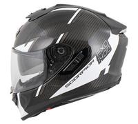 Scorpion EXO-1400 Evo Air Kendal Casque en carbone, noir-blanc, taille 2XL pour homme
