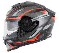 Scorpion Exo-1400 Evo 2 Air Accord Casque, Gris/Rouge, Taille XXL (63/64)