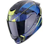 Scorpion EXO-1400 Evo II Air Intensio casque, noir/bleu/jaune, S (55/56)