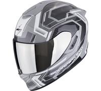 Scorpion EXO-1400 Evo Air II Linart, casque intégral XL Gris/Blanc/Noir Gris/Blanc/Noir