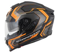 Scorpion EXO-1400 EVO II Air Linart Casque Intégral Mat/Noir/Orange 2XL unisex