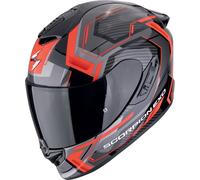Scorpion EXO-1400 Evo II Air Linart Casque, noir-rouge, taille 2XL pour homme