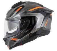 Scorpion Casque moto intégral EXO-1500 Air Sl - Noir/Gris/Orange - Taille M (57/58 cm)