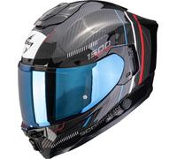 Scorpion Exo-1500 Carbon Air Zity Casque intégral, noir-rouge-bleu, taille M pour homme
