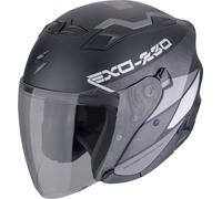 Scorpion EXO-230 Band, casque ouvert XL Mat Noir/Gris/Argent Mat Noir/Gris/Argent