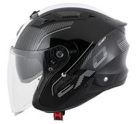 Scorpion Exo-230 Condor Casque Jet Noir/Blanc XS unisex