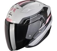 Scorpion EXO-230 Hipe Casque ouvert, gris/rose, Taille S (55/56)
