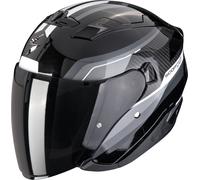 Scorpion EXO-230 Hipe Casque ouvert, noir-gris-blanc, taille L pour homme