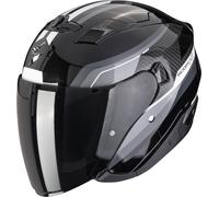 Scorpion EXO-230 Hipe, casque ouvert XXL Noir/Argent Noir/Argent