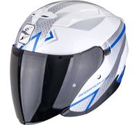 Scorpion EXO-230 Loop, casque ouvert XS Blanc/Bleu/Argent Blanc/Bleu/Argent