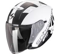 Scorpion Exo-230 QR Casque jet, noir-blanc, taille 2XL pour homme