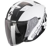 Scorpion Exo-230 QR Casque jet, noir-blanc, taille L pour homme